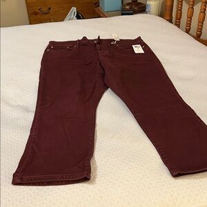 Lauren Ralph Lauren Burgundy Women’s Jeans